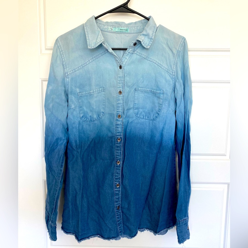 Maurices Jean Button Up Size Large